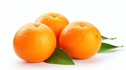 Fresh ripe mandarin tangerine or clementine isolated