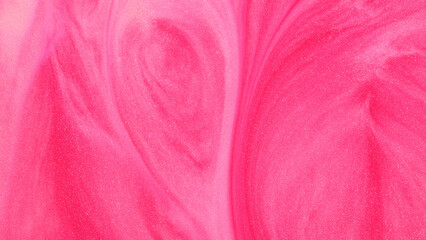 Pink Pearlescent Abstract Background Liquid