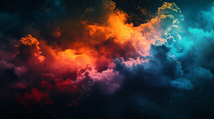 Obraz na płótnie Canvas Colorful clouds