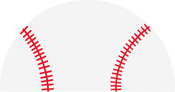 Half baseball svg monogram