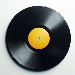 Obraz premium vinyl record on white
