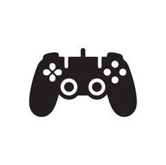 Game controller vector illustration design. Game controller icon trendy silhouette style design. Vector illustration