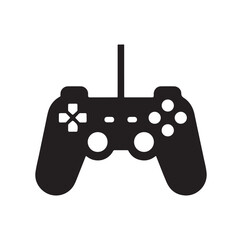 Game controller vector illustration design. Game controller icon trendy silhouette style design. Vector illustration