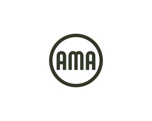AMA Logo design vector template