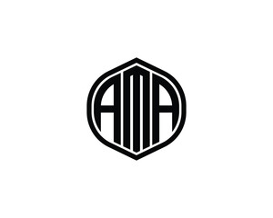 AMA Logo design vector template