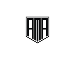 AMA Logo design vector template