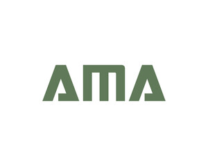 AMA Logo design vector template