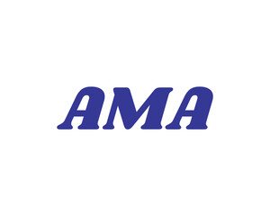 AMA Logo design vector template