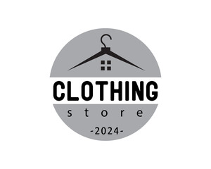 clothing store logo design template icon logo design template