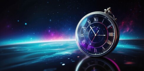 earth and clock