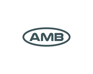 AMB Logo design vector template