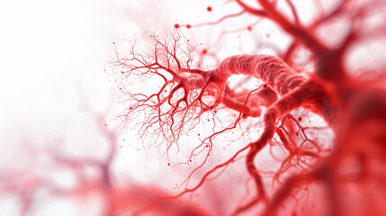 Blood vessels - obrazy, fototapety, plakaty