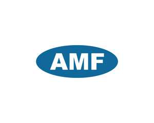 Obraz premium AMF Logo design vector template