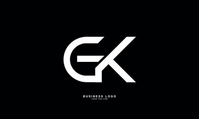 GK, KG,G , K, Abstract Letters Logo Monogram
