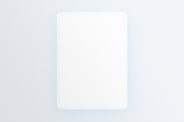 Smart phone tablet LCD monitor personal computer isolated app template. Blank telephone pad screen mockup frame display to showcase website design project or application.