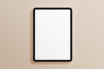 Smart phone tablet LCD monitor personal computer isolated app template. Blank telephone pad screen mockup frame display to showcase website design project or application.