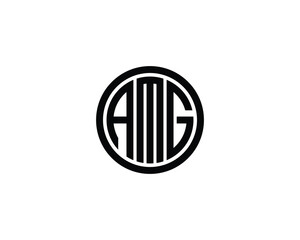 AMG Logo design vector template