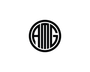 AMG Logo design vector template
