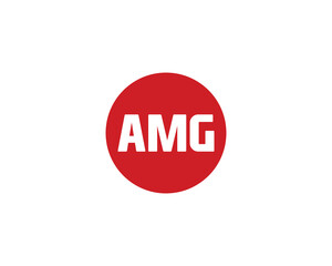 AMG Logo design vector template