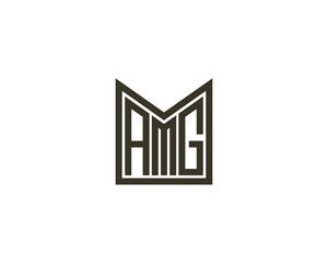 AMG Logo design vector template