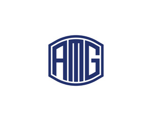 AMG Logo design vector template