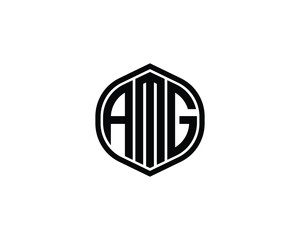 AMG Logo design vector template