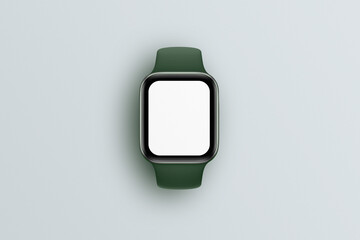 Smart watch phone tablet LCD monitor personal computer isolated app template. Blank telephone pad screen mockup frame display to showcase website design project or application.