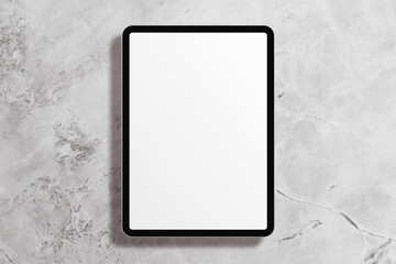 Smart phone tablet LCD monitor personal computer isolated app template. Blank telephone pad screen mockup frame display to showcase website design project or application.