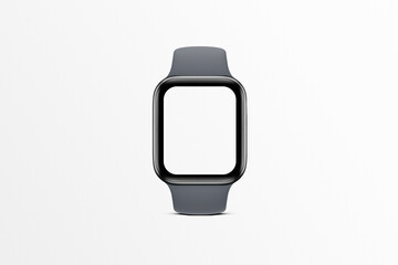 Smart watch phone tablet LCD monitor personal computer isolated app template. Blank telephone pad screen mockup frame display to showcase website design project or application.