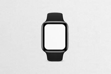 Smart watch phone tablet LCD monitor personal computer isolated app template. Blank telephone pad screen mockup frame display to showcase website design project or application.