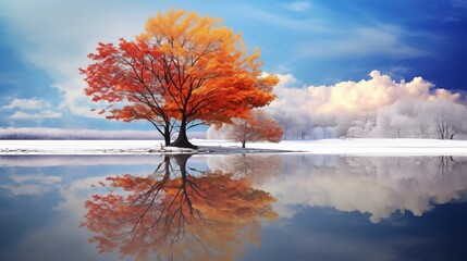 Reflecting on the beauty of changing seasons