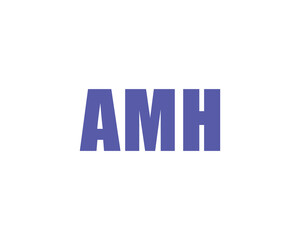 AMH Logo design vector template