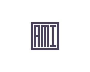AMI logo design vector template