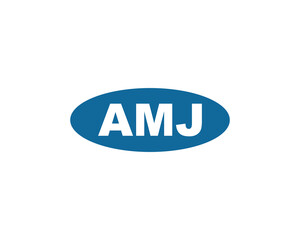 AMJ Logo design vector template
