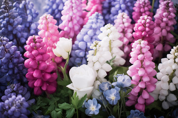 Women&rsquo;s Day 8 March. Spring flowers background. Mother's Day.