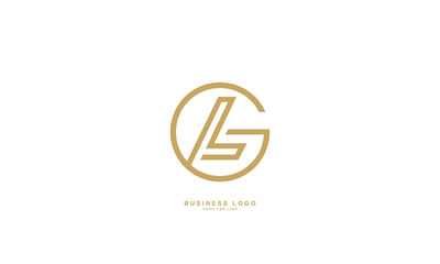 GL, LG, G, L;, Abstract Letters Logo Monogram