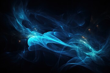 Blue flame abstract background