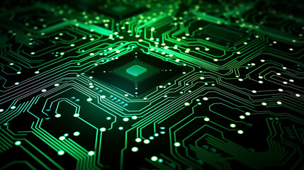 Green microelectronics microchip