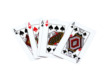 Playing Card Design Isolated On Transparent Background