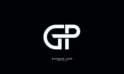 GP, PG, G, P, Abstract Letters Logo Monogram