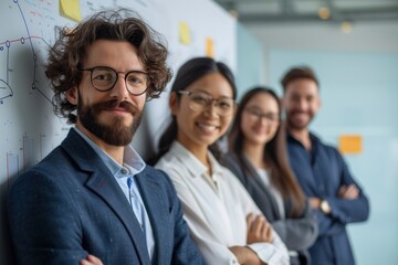 Obraz premium Synergy in Action, Collaborative Work Sparks Success
