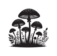 Fototapeta premium Mushroom icon vector illustration
