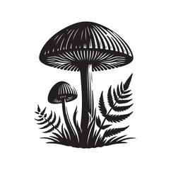 Fototapeta na wymiar Mushroom icon vector illustration