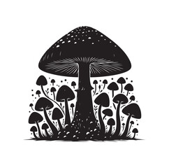 Mushroom icon vector illustration