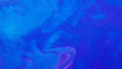 Fototapeta na wymiar Liquid Blue And Purple Paint