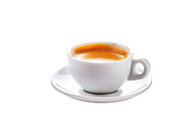 Steaming Cup of Espresso Isolated on Transparent Background