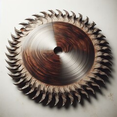 rustic circular saw blade
