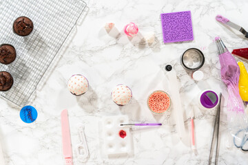 Creating Extravagant Cupcakes for Birthday Celebration