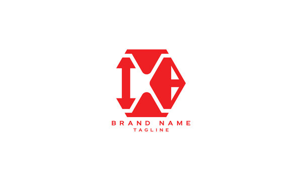 IXB, IBX, XIB, XBI, BXI, BIX, Abstract initial monogram letter alphabet logo design