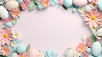 Naklejka na ściany i meble Easter background